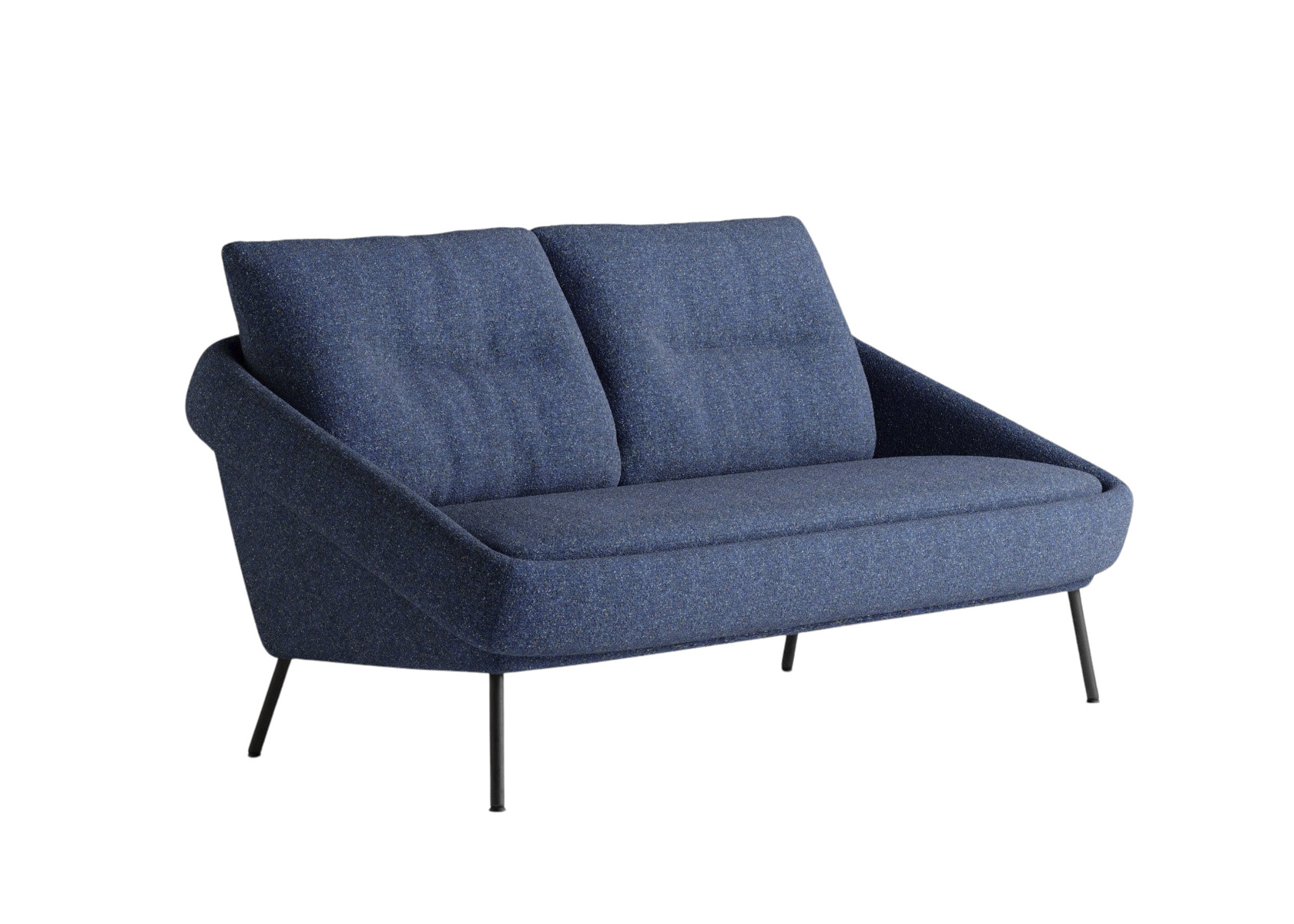 Nome Sofa 2-Sitzer mit Metallbeine