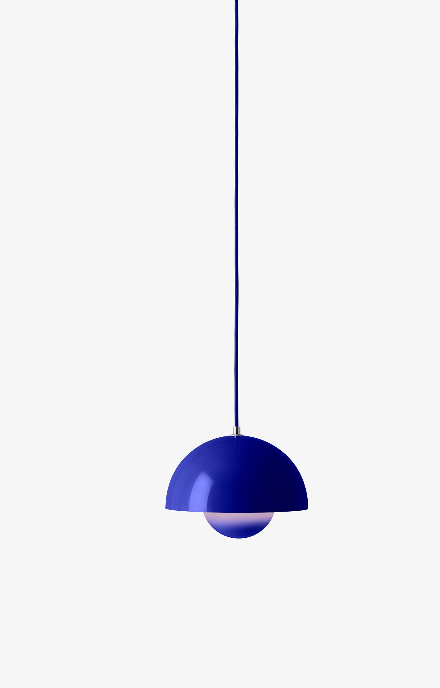 Flowerpot VP1 Pendelleuchte, cobalt blue