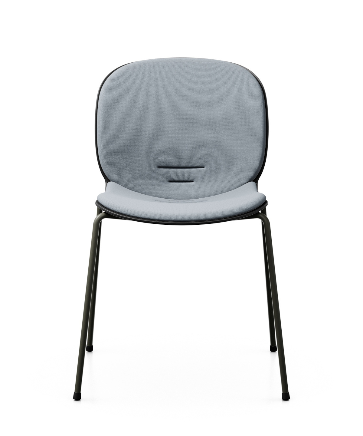 Noor 6055SB Stuhl, 4-Fuß, 3D-Furnierschale, Sitz und Rücken gepolstert