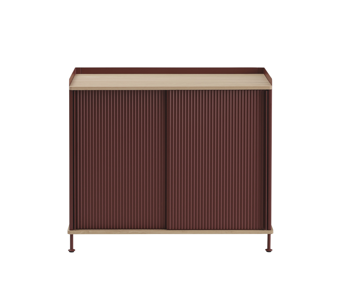 Enfold Sideboard, 100 x 85 cm, eiche lackiert / anthrazit