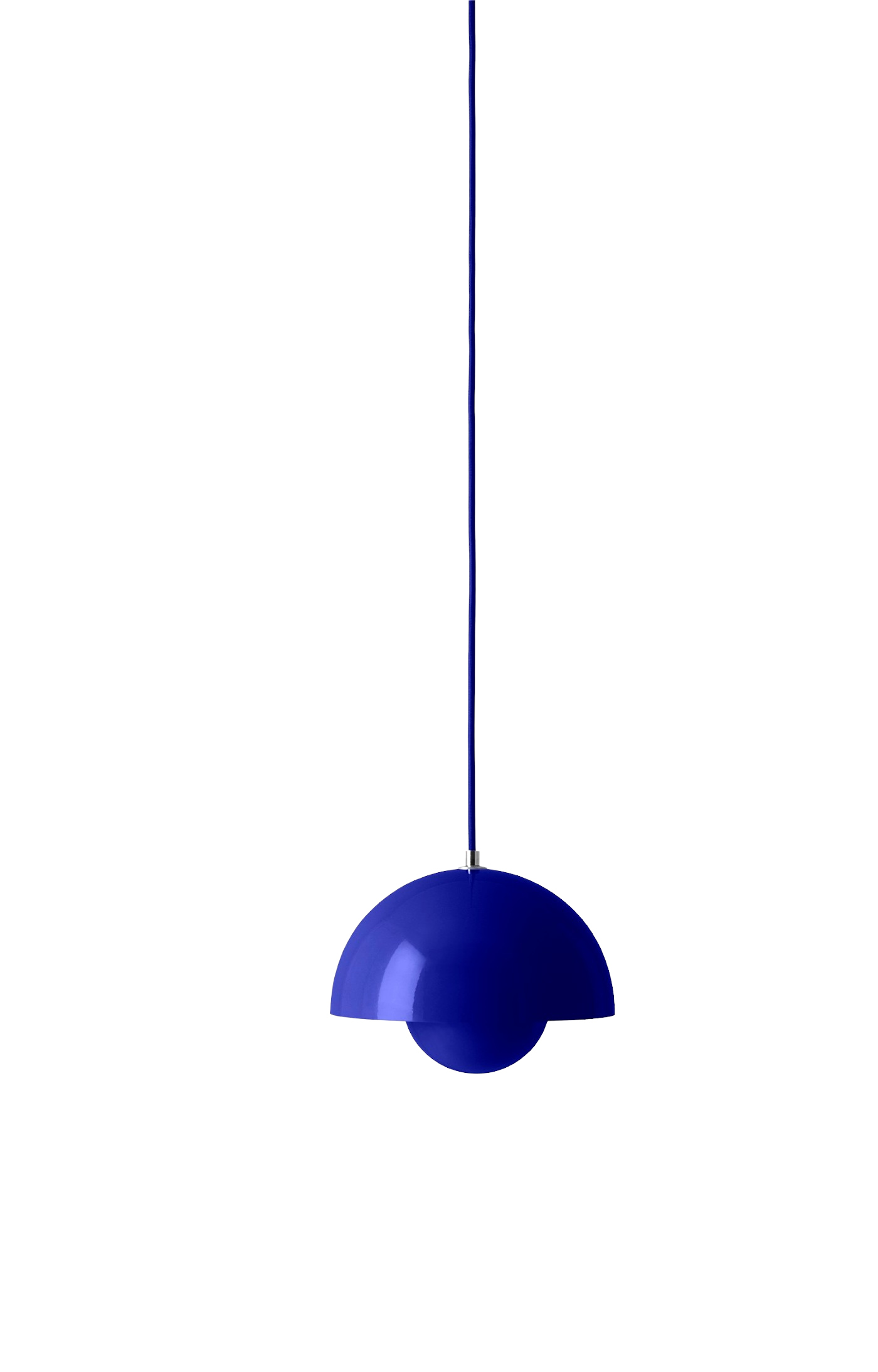 Flowerpot VP1 Pendelleuchte, cobalt blue