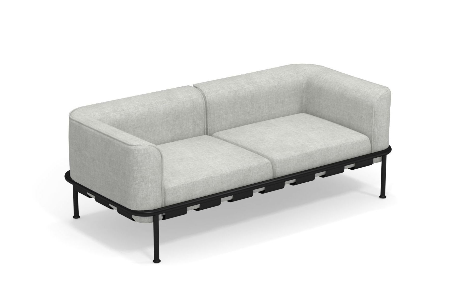 Dock Gartensofa 2-Sitzer, indischbraun