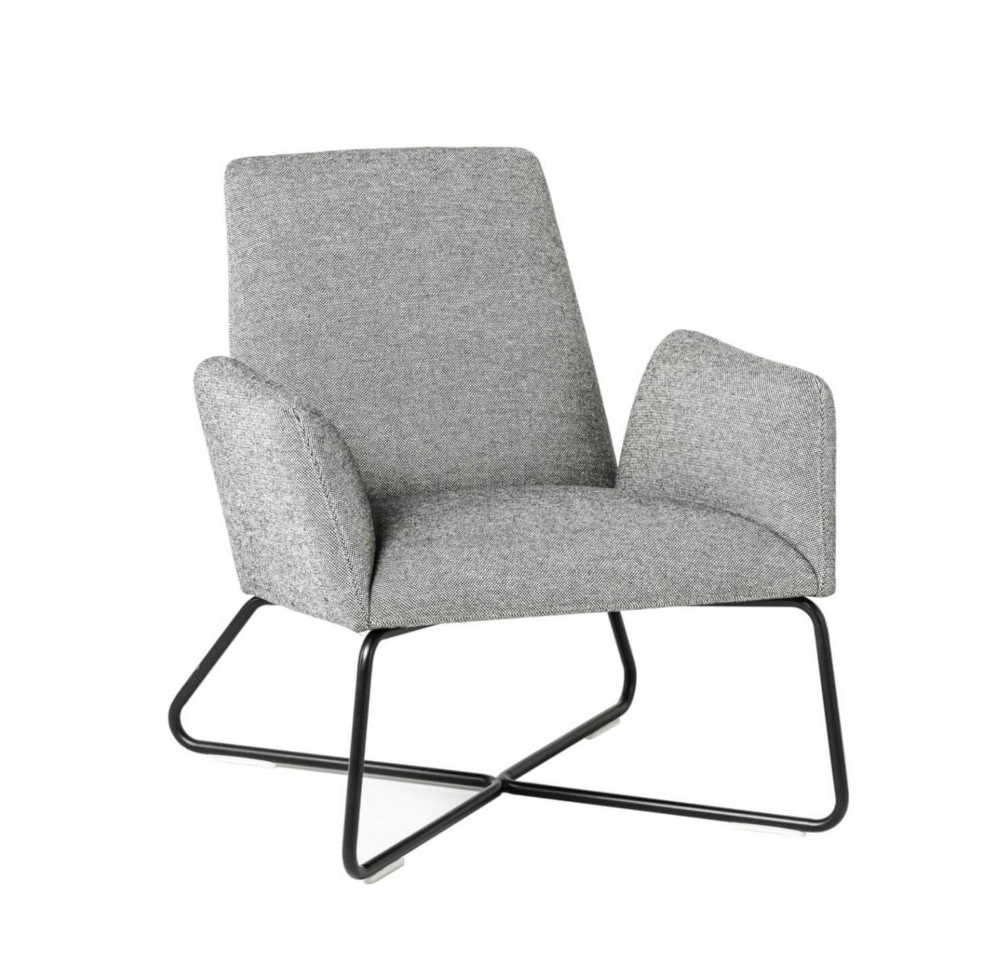 Noti Manta Lounge Sessel mit Kufengestell Design Möbel