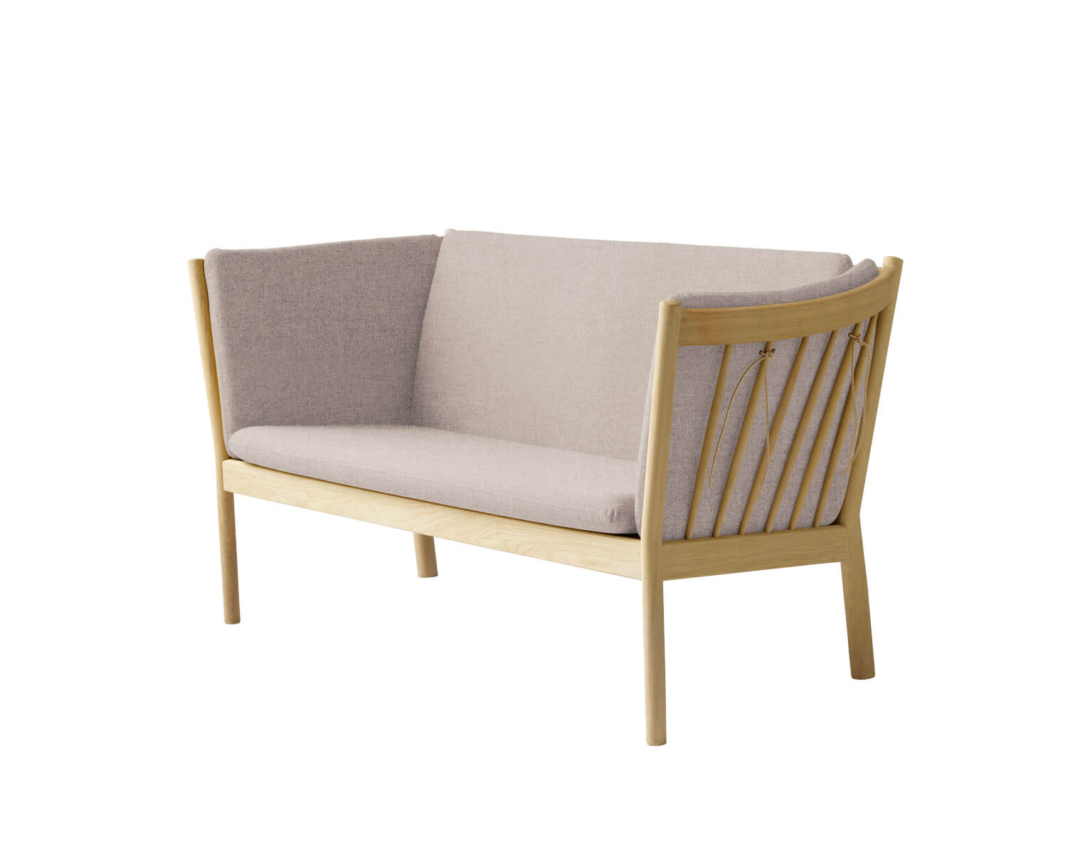 J148 Sofa 2-Sitzer, eiche natur / beige