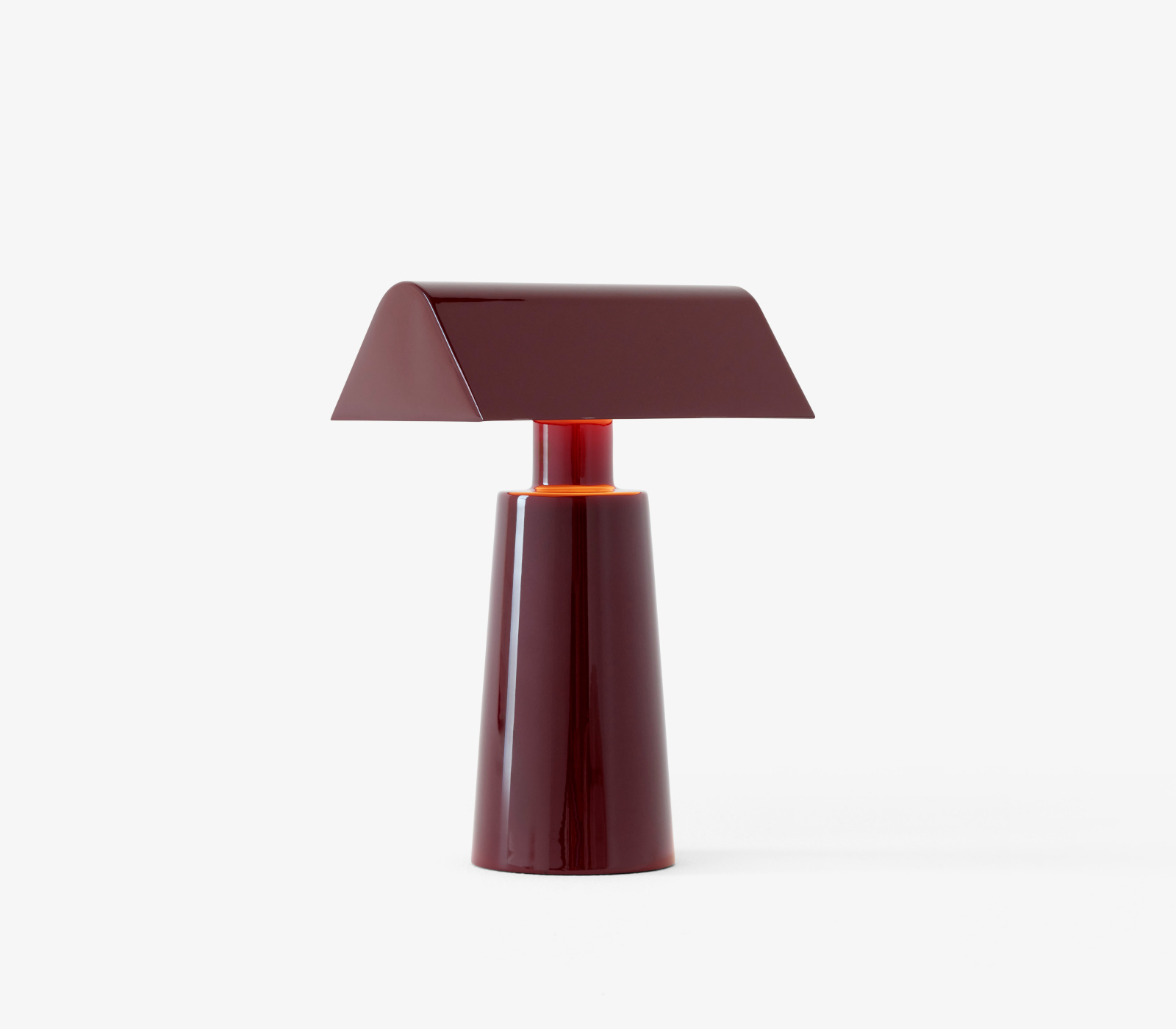 Caret MF1 LED Akku Tischleuchte, dark burgundy