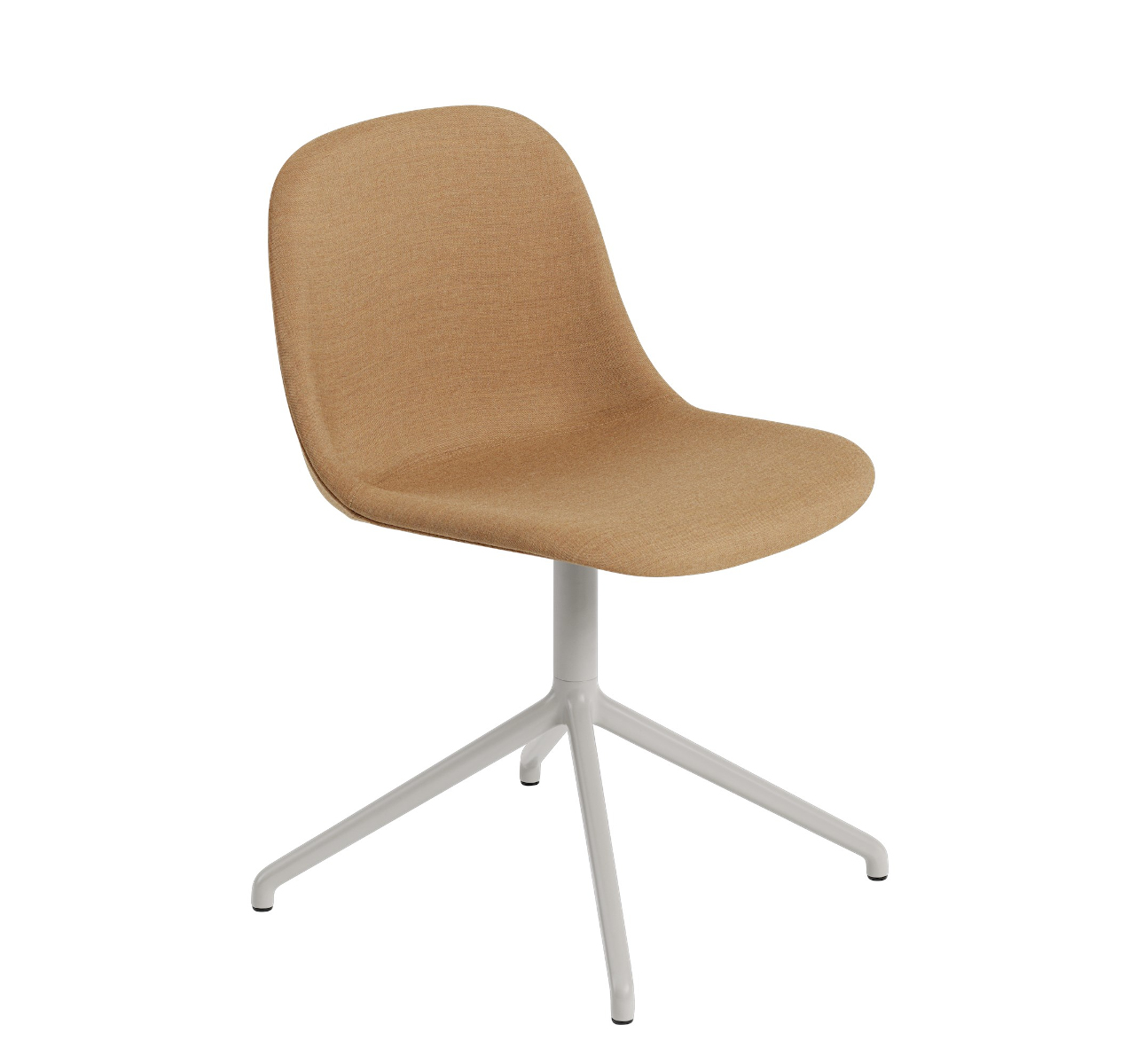 Fiber Side Chair, swivel base, remix 433 / grau