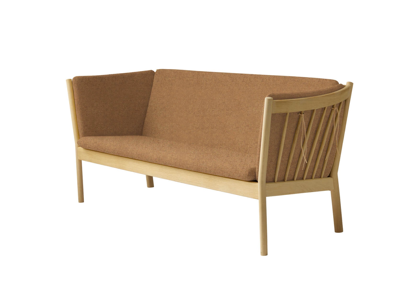 J149 Sofa 3-Sitzer, eiche natur / dunkelblau