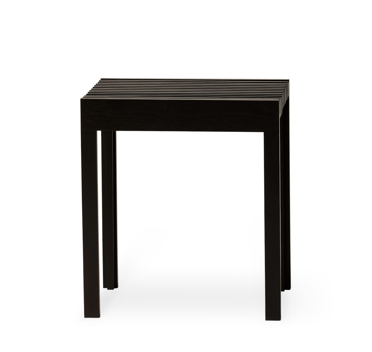 Lightweight Hocker, eiche schwarz gebeizt