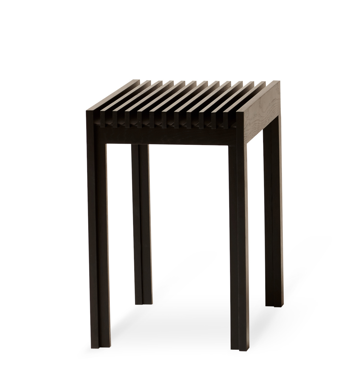 Lightweight Hocker, eiche schwarz gebeizt