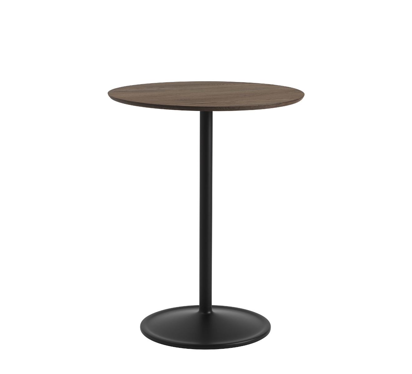 Soft Cafe Bar-/Tresentisch, Ø 75 cm, beige grün laminat / beige grün