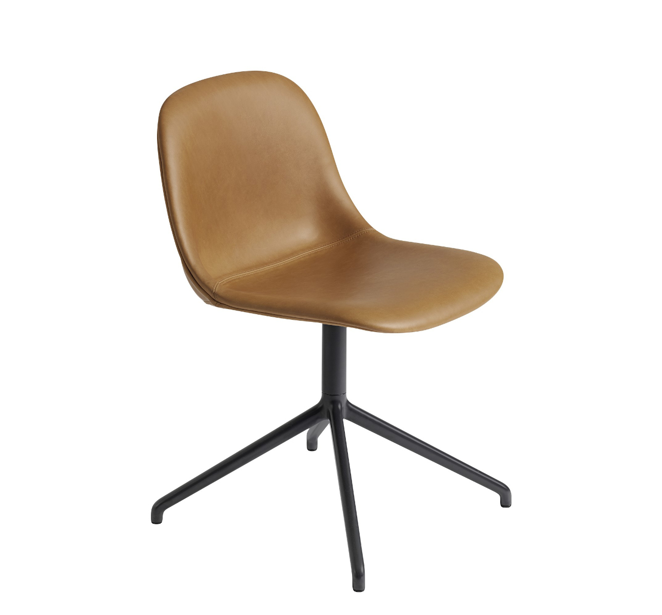 Fiber Side Chair, swivel base, remix 433 / grau