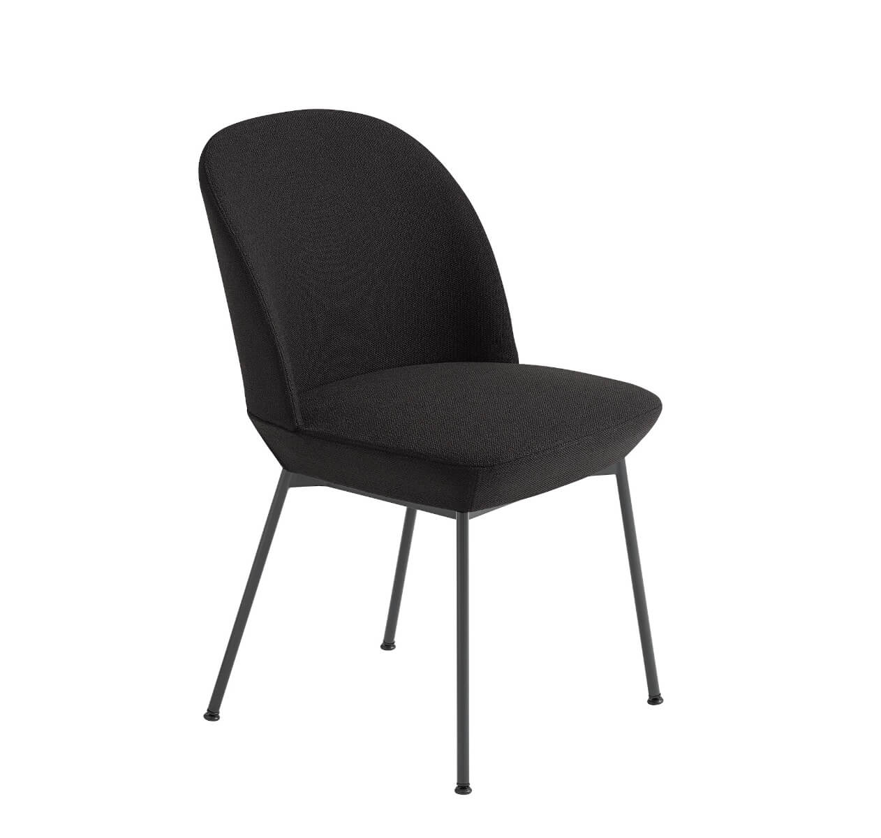 Oslo Side Chair, ocean 80 / schwarz