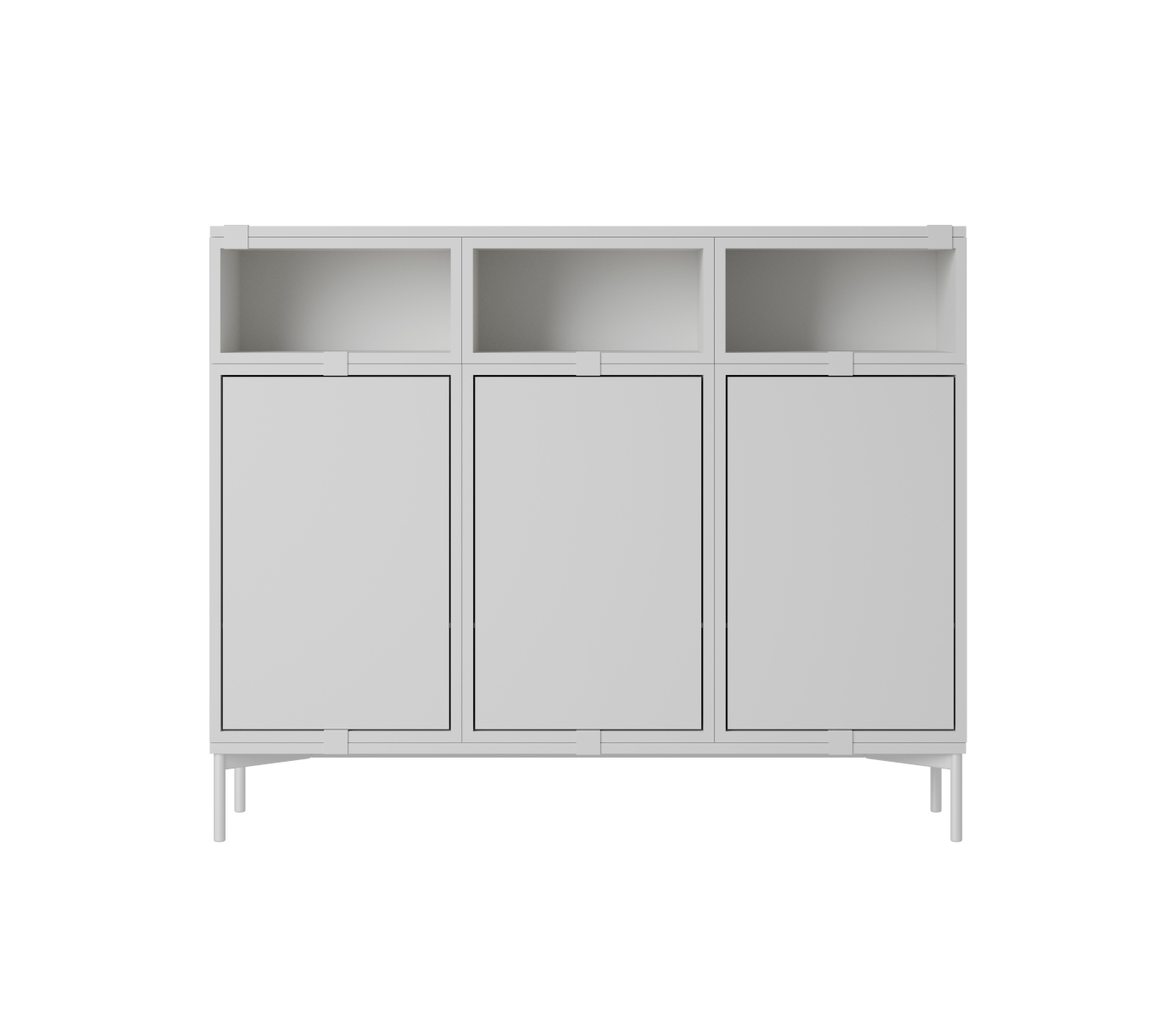 Stacked Storage Sideboard - Configuration 3, eiche natur