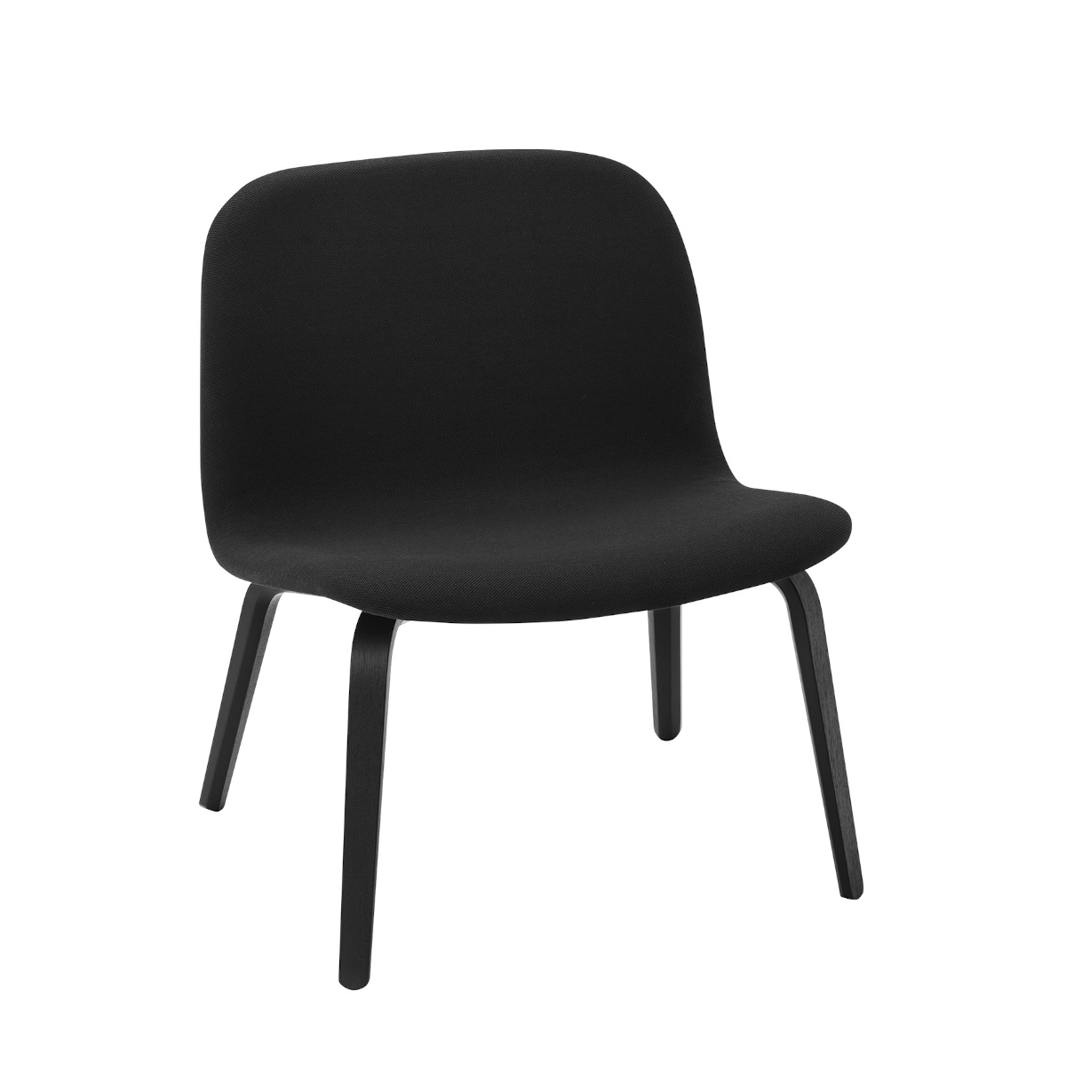 Visu Lounge Chair, steelcut trio 515 / eiche natur