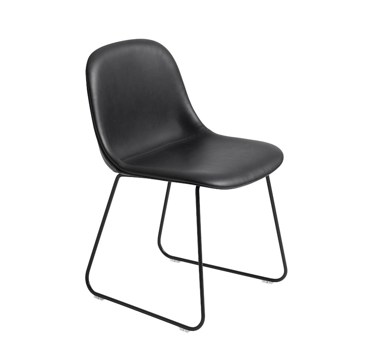 Fiber Side Chair, sled base, remix 133 / grau