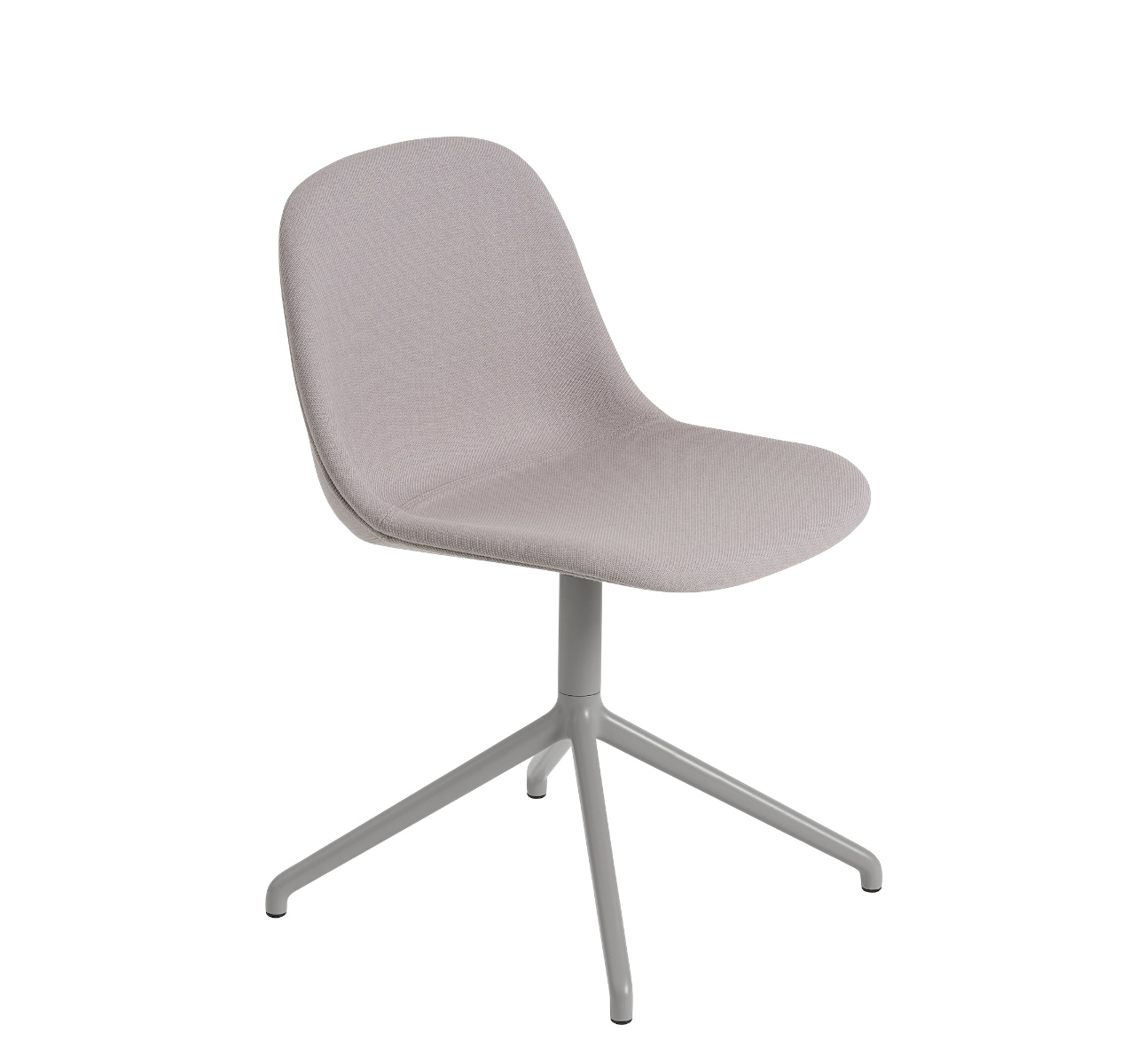 Fiber Side Chair, swivel base, remix 433 / grau