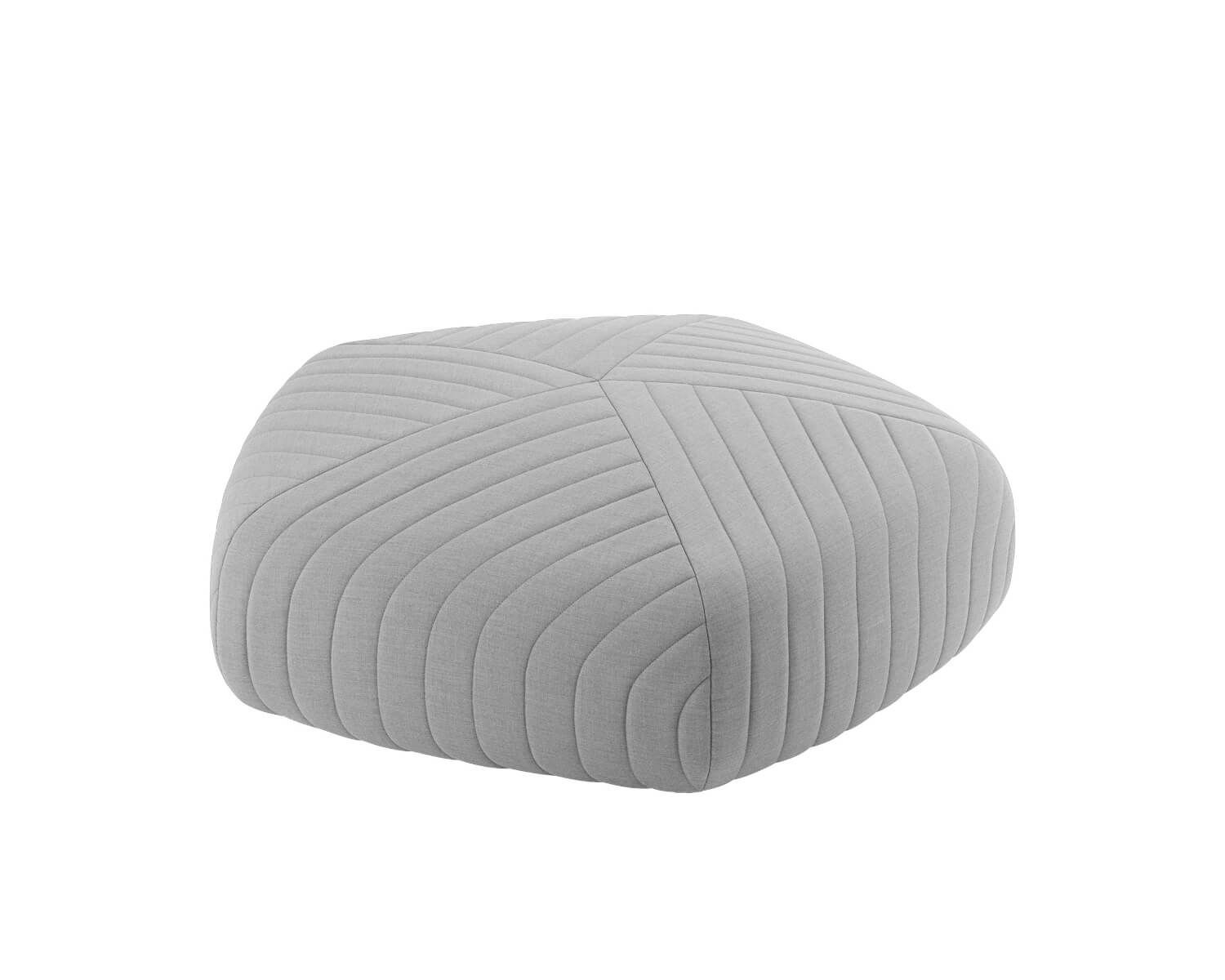 Five Pouf, extra large, planum 711