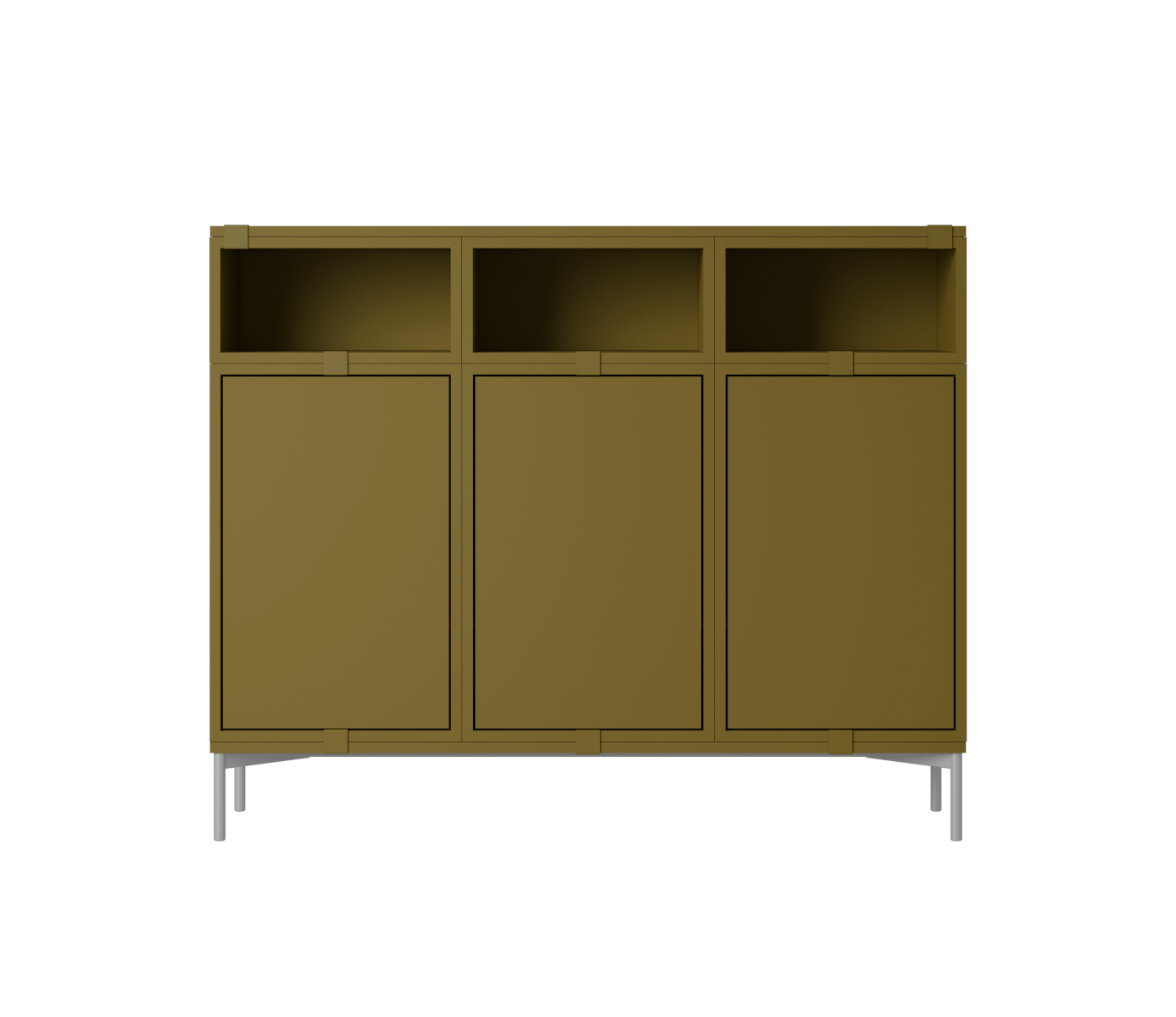 Stacked Storage Sideboard - Configuration 3, eiche natur