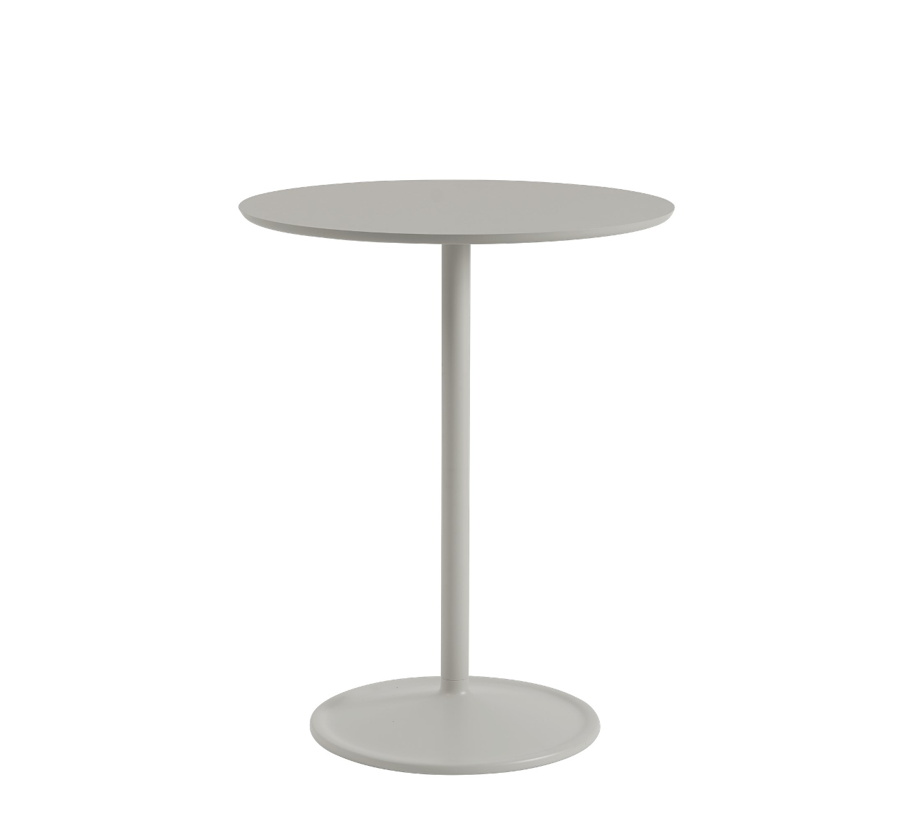 Soft Cafe Bar-/Tresentisch, Ø 75 cm, beige grün laminat / beige grün