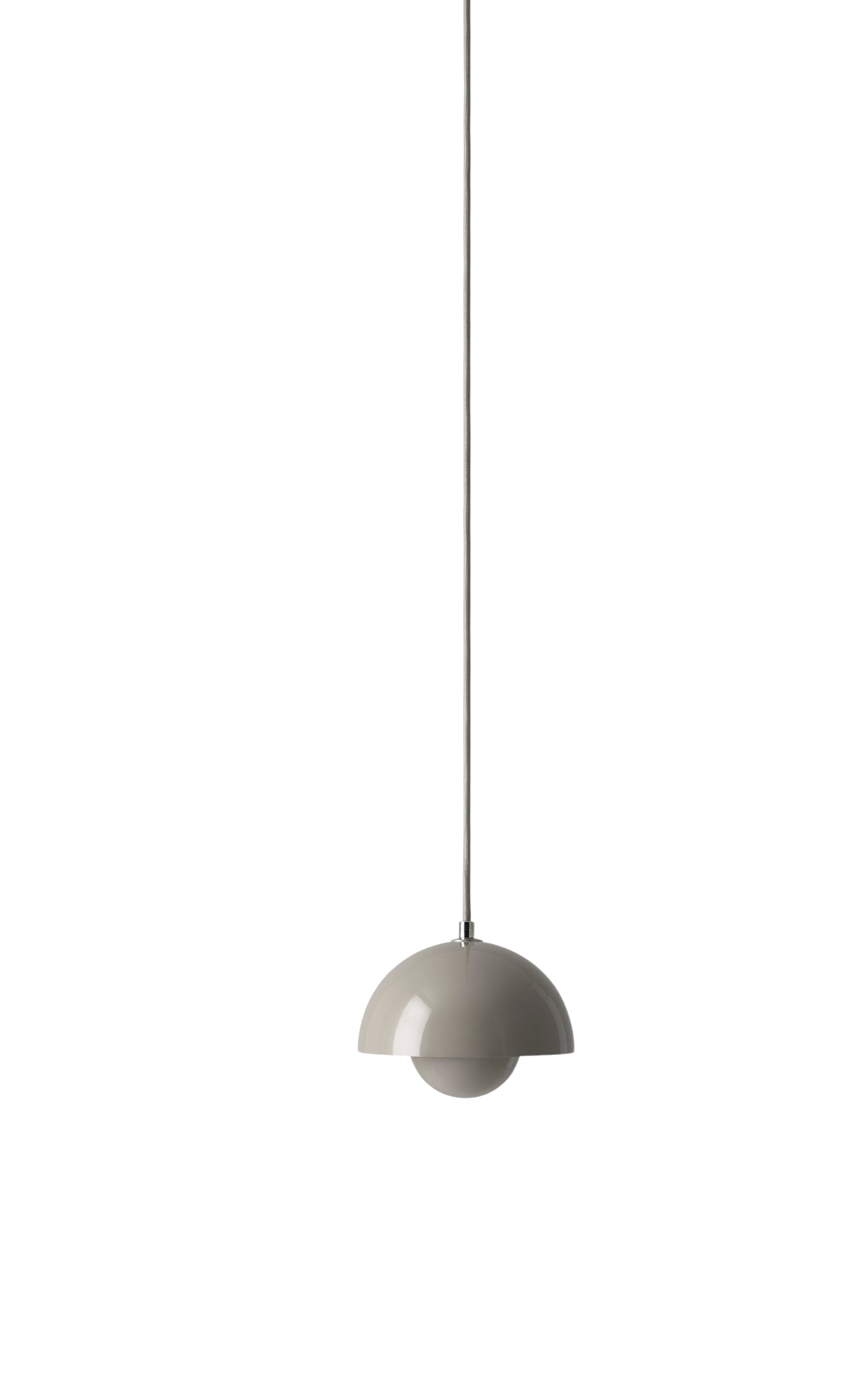 Flowerpot VP10 Pendelleuchte, grey beige