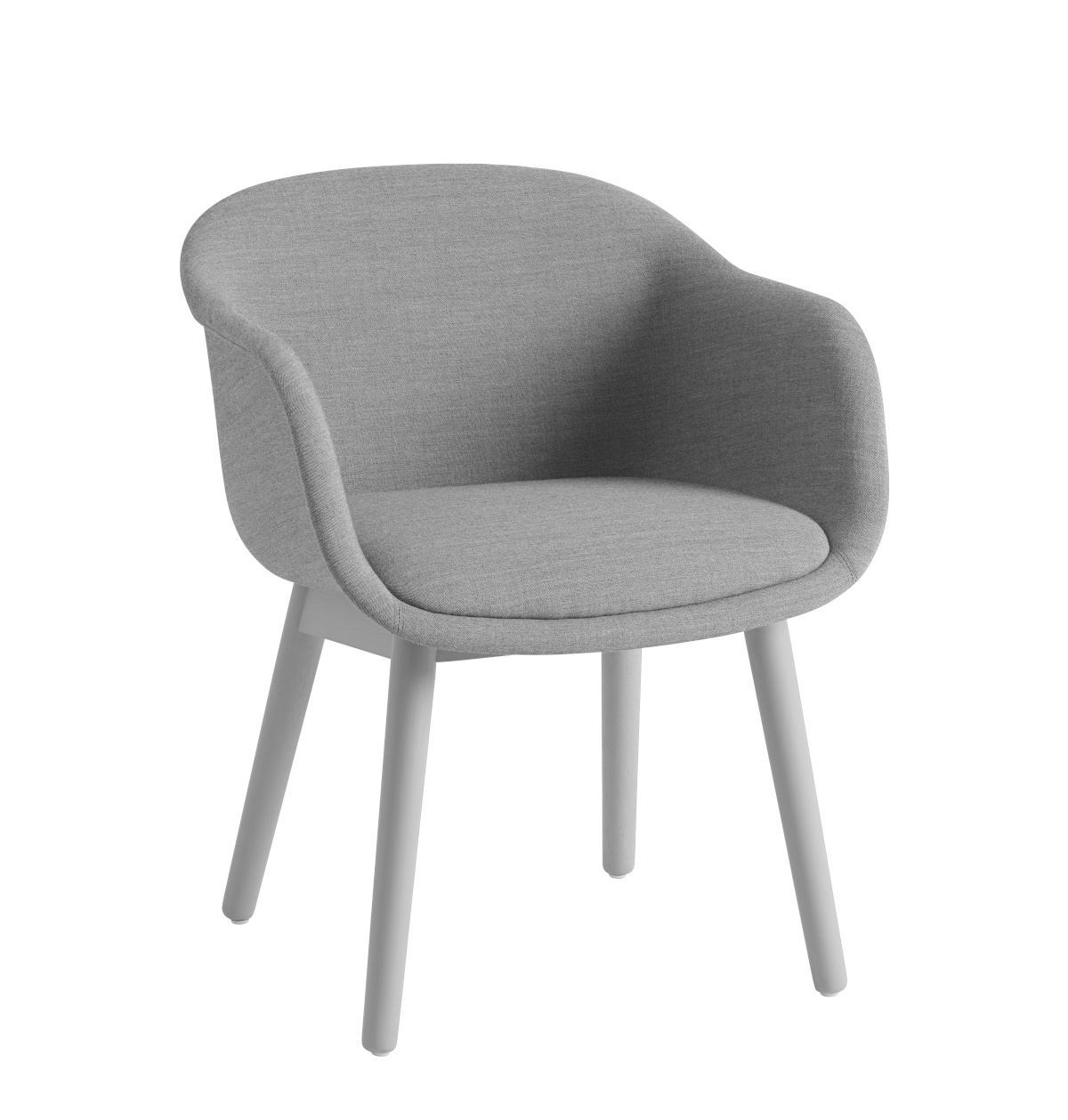 Fiber Conference Armchair, wood base, hallingdal 113 / eiche dunkel gebeizt