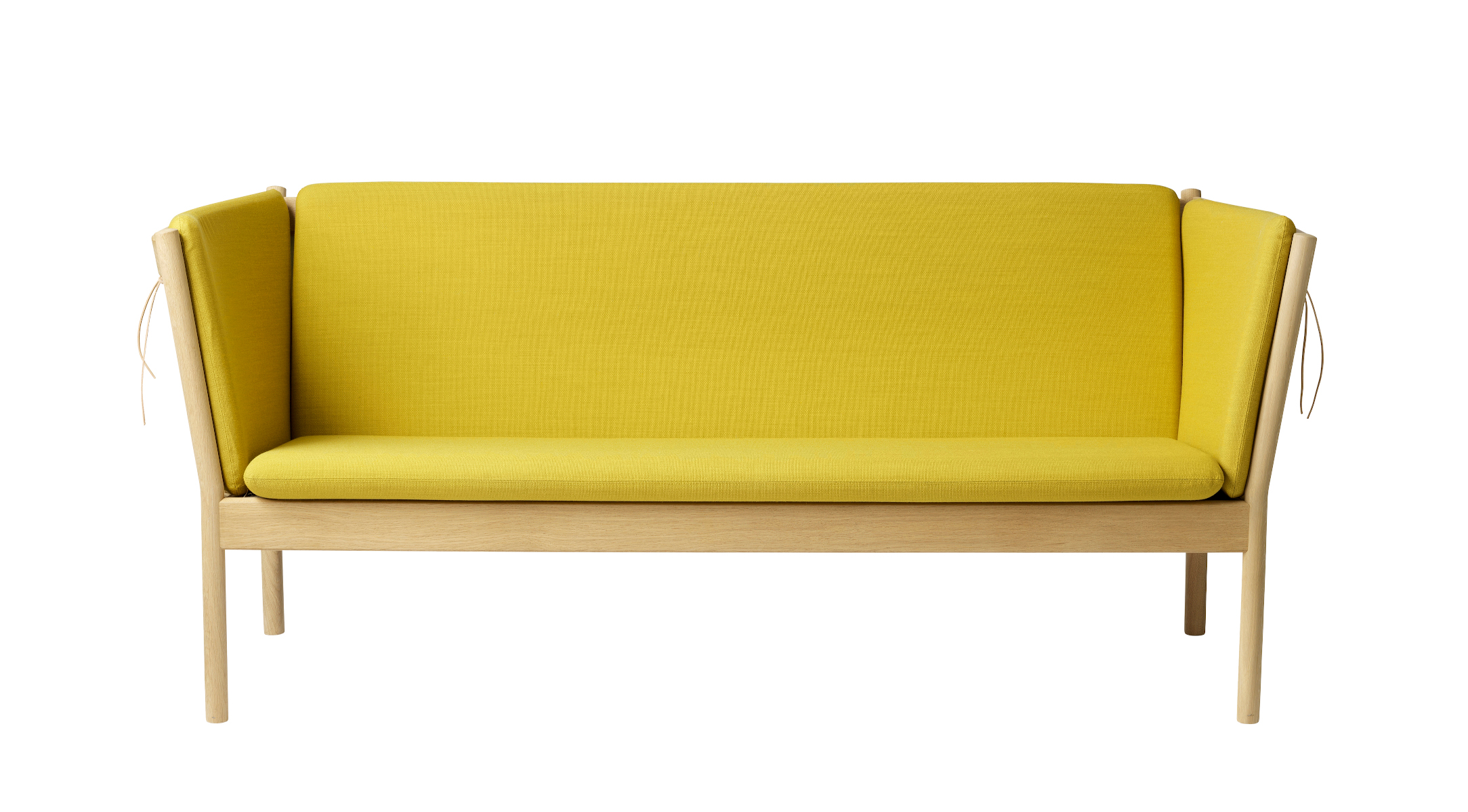 J149 Sofa 3-Sitzer, eiche natur / dunkelblau