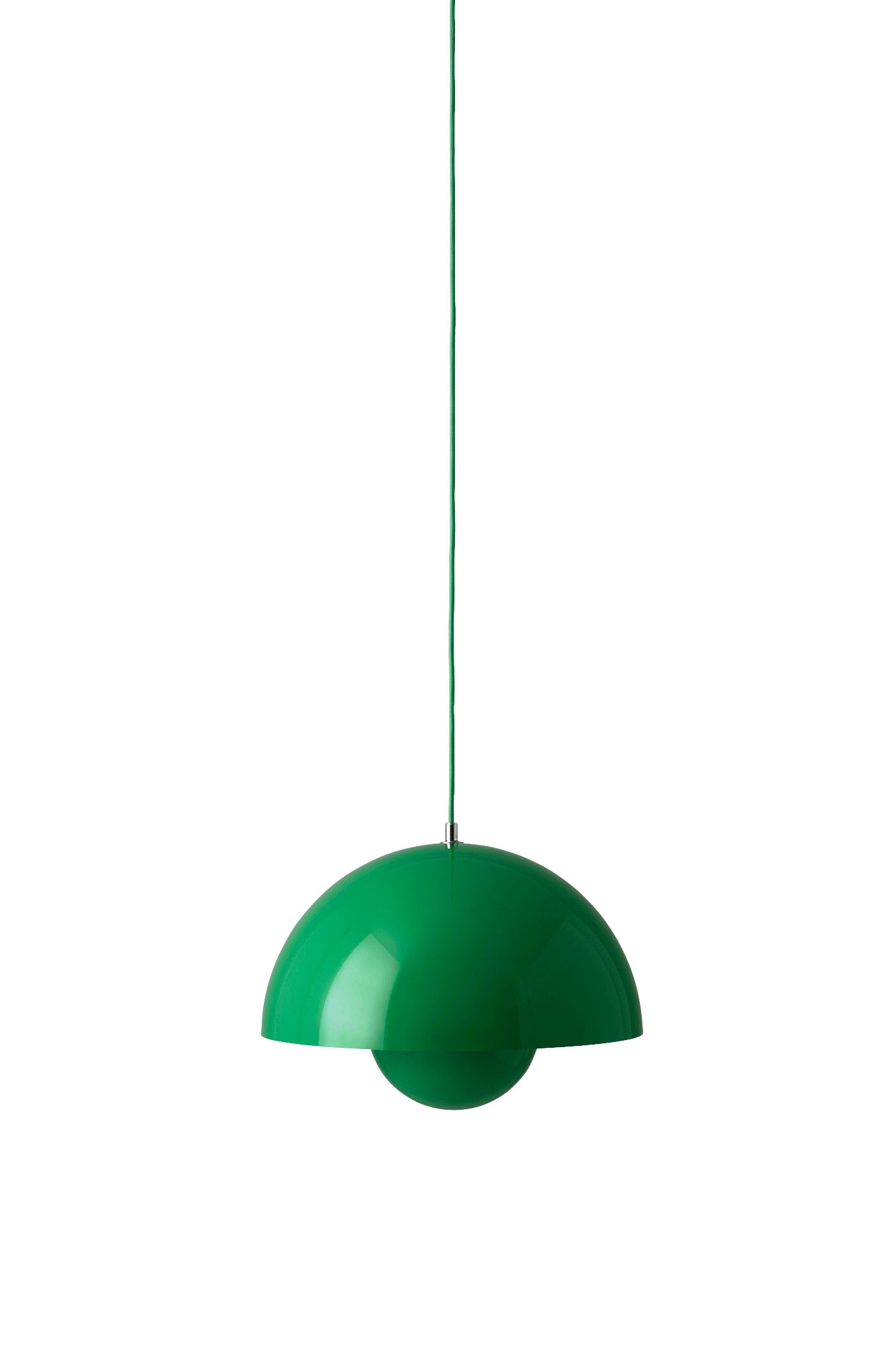 Flowerpot VP7 Pendelleuchte, signal green