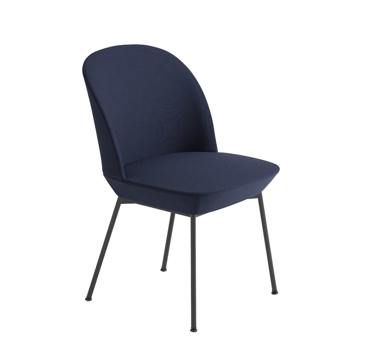 Oslo Side Chair, ocean 3 / schwarz