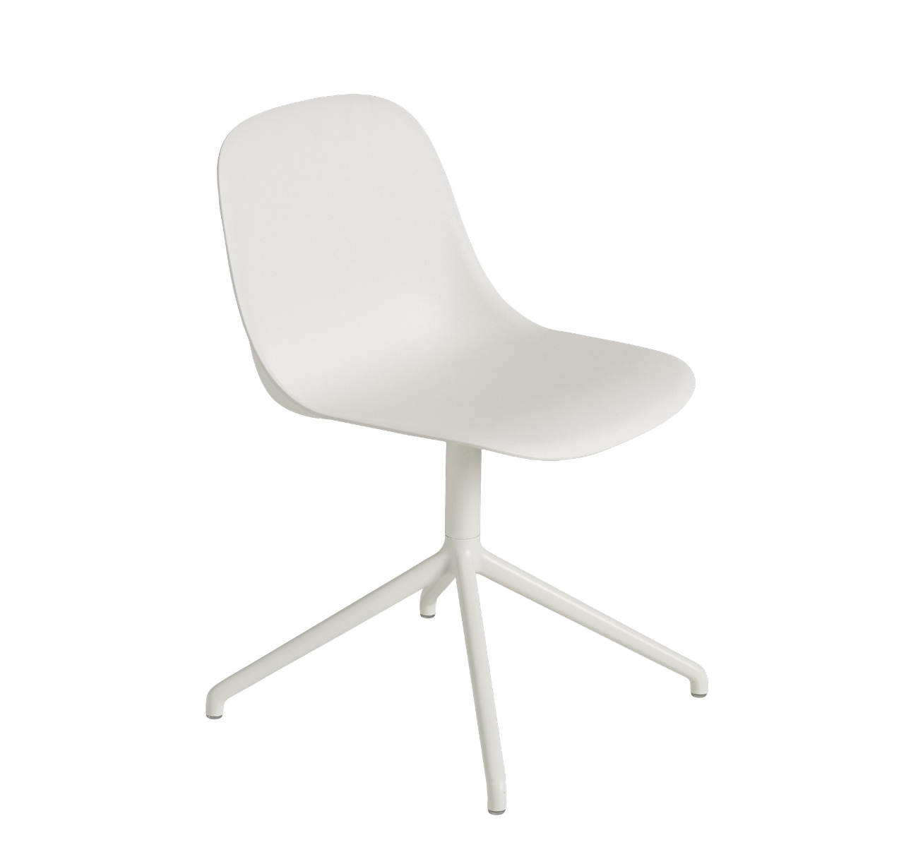 Fiber Side Chair, swivel base, remix 433 / grau