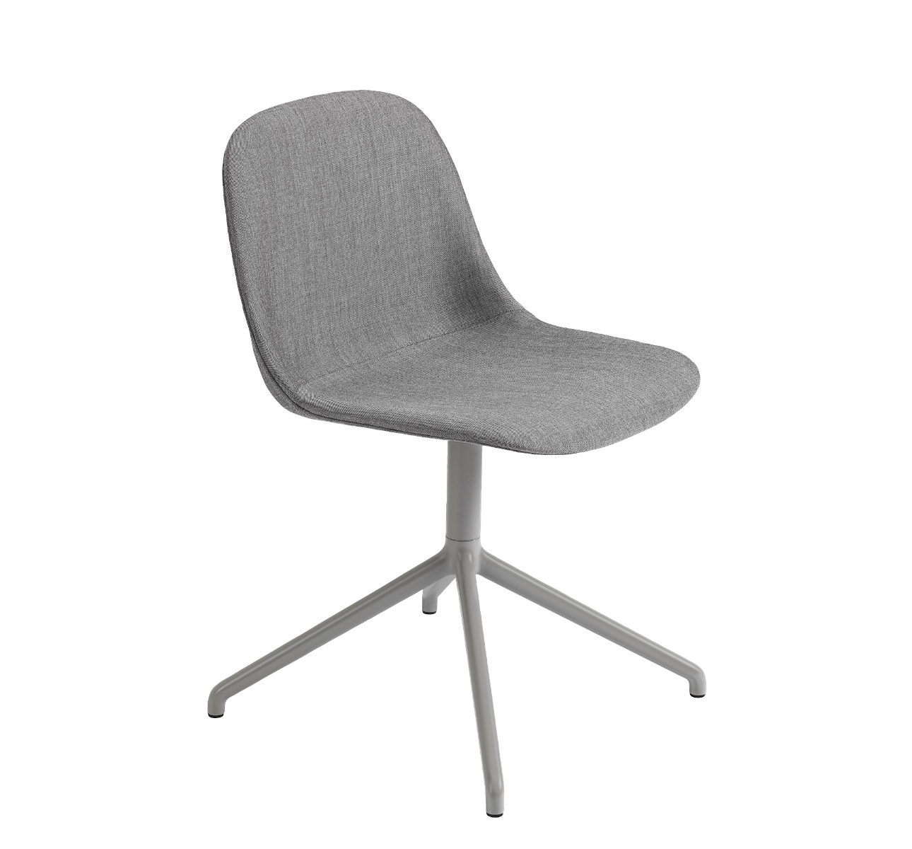 Fiber Side Chair, swivel base, remix 433 / grau