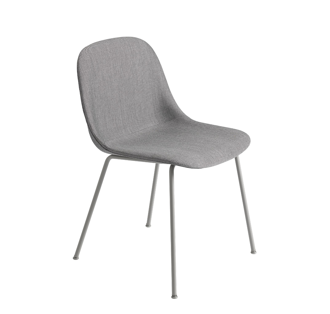 Fiber Side Chair, tube base, natural white / weiß