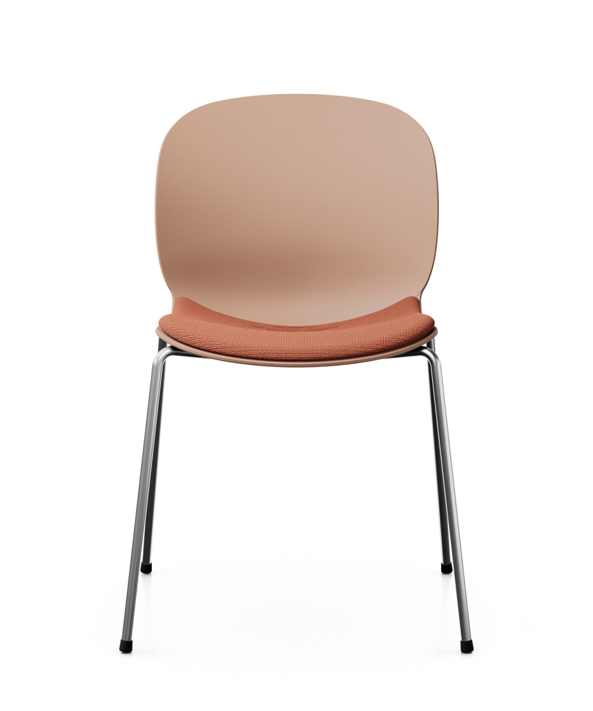 Noor 6050S Stuhl, 4-Fuß, Kunststoffschale, Sitz gepolstert