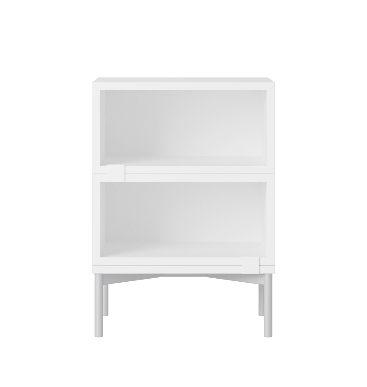 Stacked Storage Bedside Table - Configuration 1, eiche natur