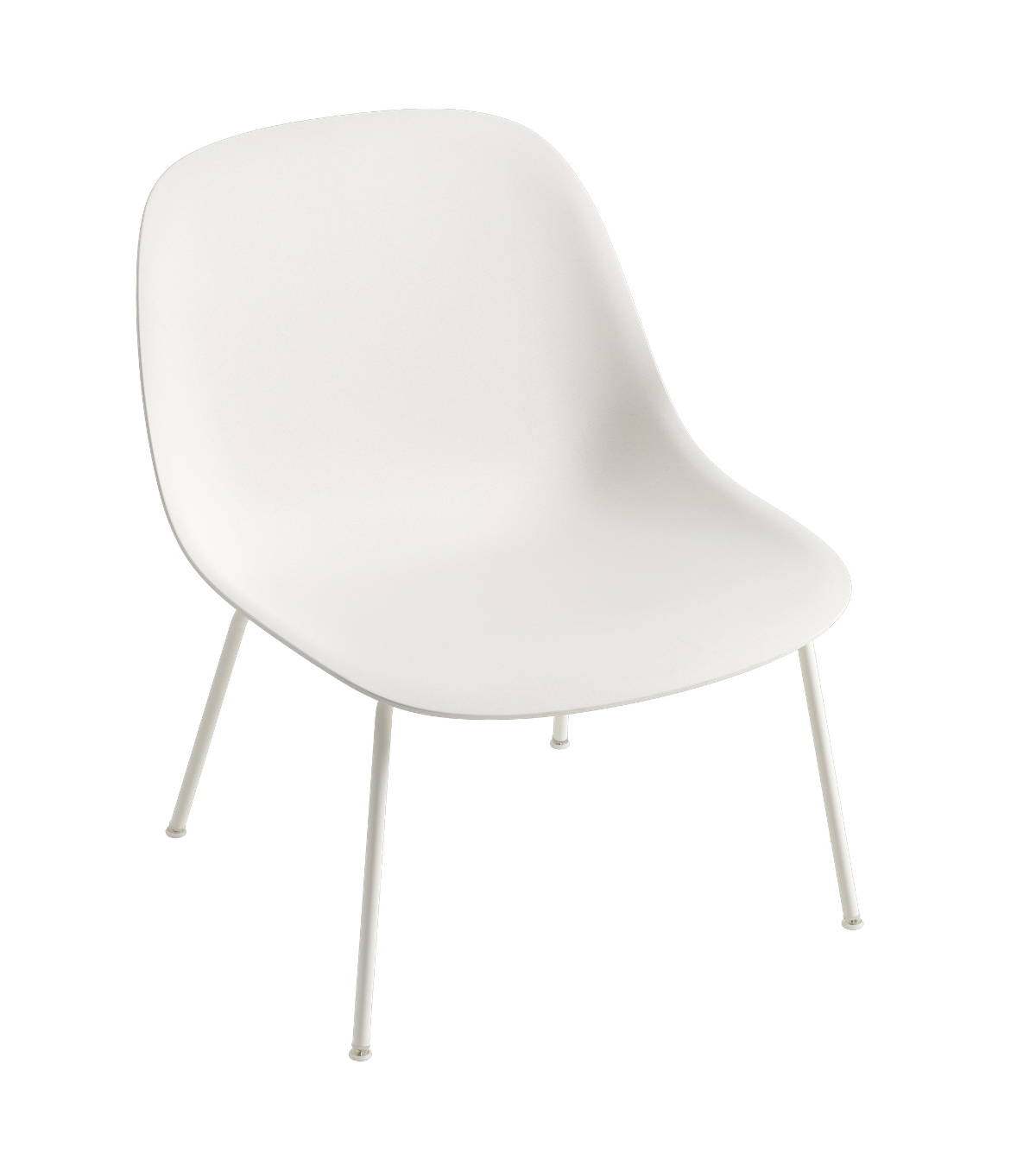 Fiber Lounge Chair, tube base, remix 133 / grau