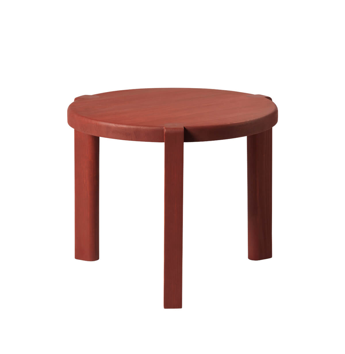 D108 Ragnesminde Couchtisch, carmine red