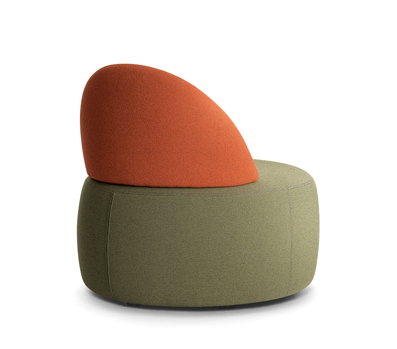 Incycle Pouf mit Rückenlehne