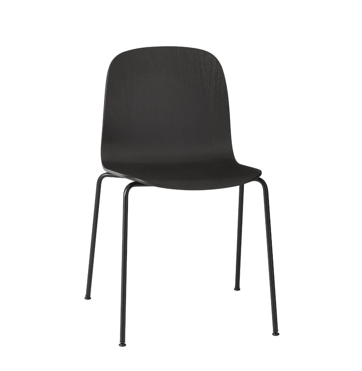 Visu Chair, tube base, eiche natur / chrome