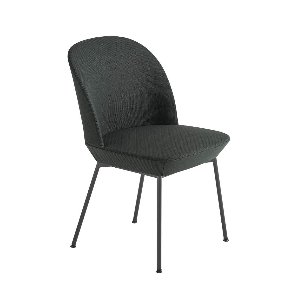 Oslo Side Chair, ocean 80 / schwarz