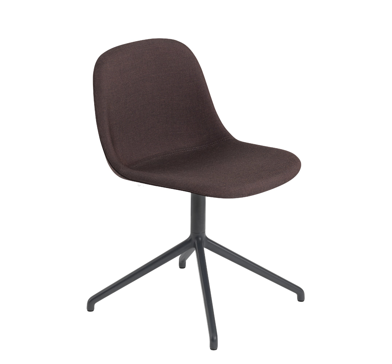 Fiber Side Chair, swivel base, remix 433 / grau