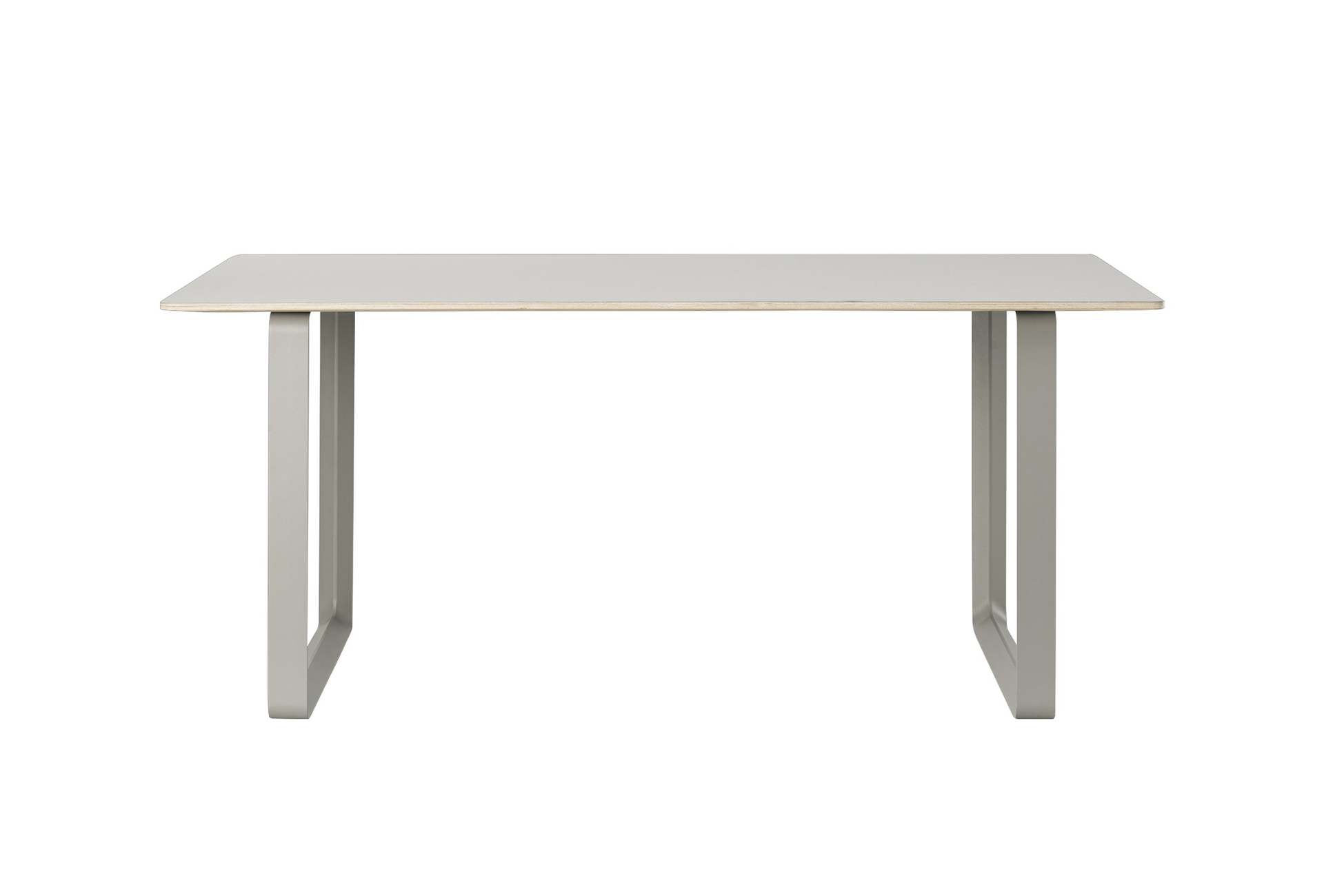 70/70 Tisch, 170 x 85 cm, grau linoleum / grau