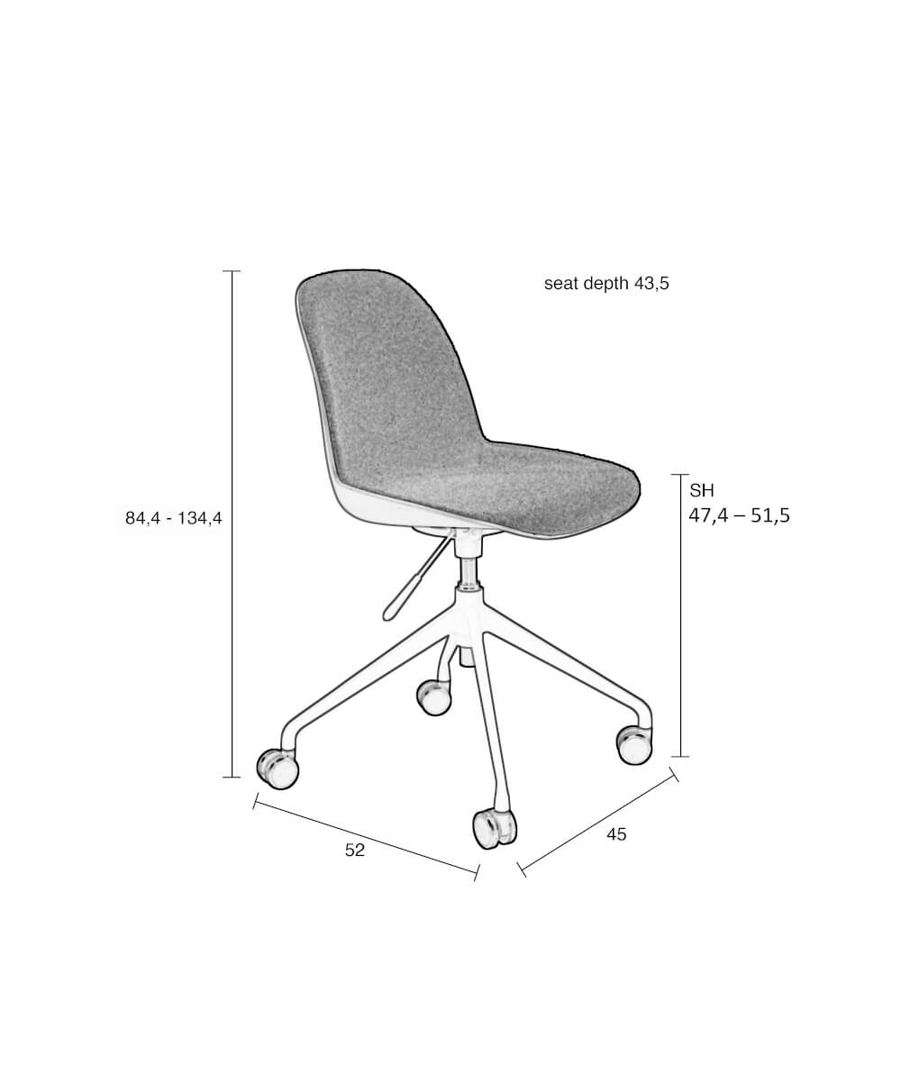 Albert Kuip Office Chair, grün