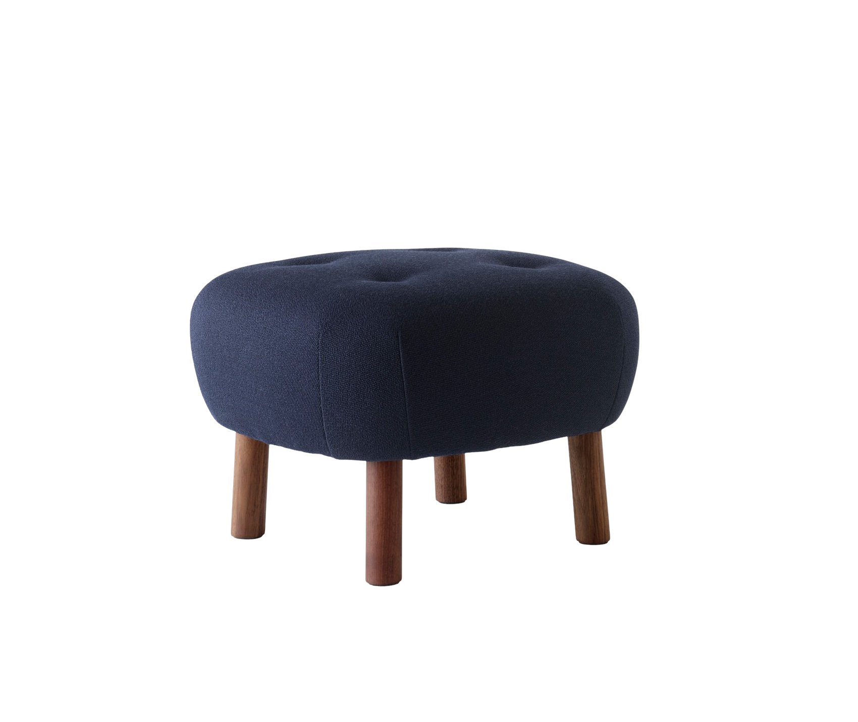 ATD1 Pouf, walnuss geölt / vidar 0554