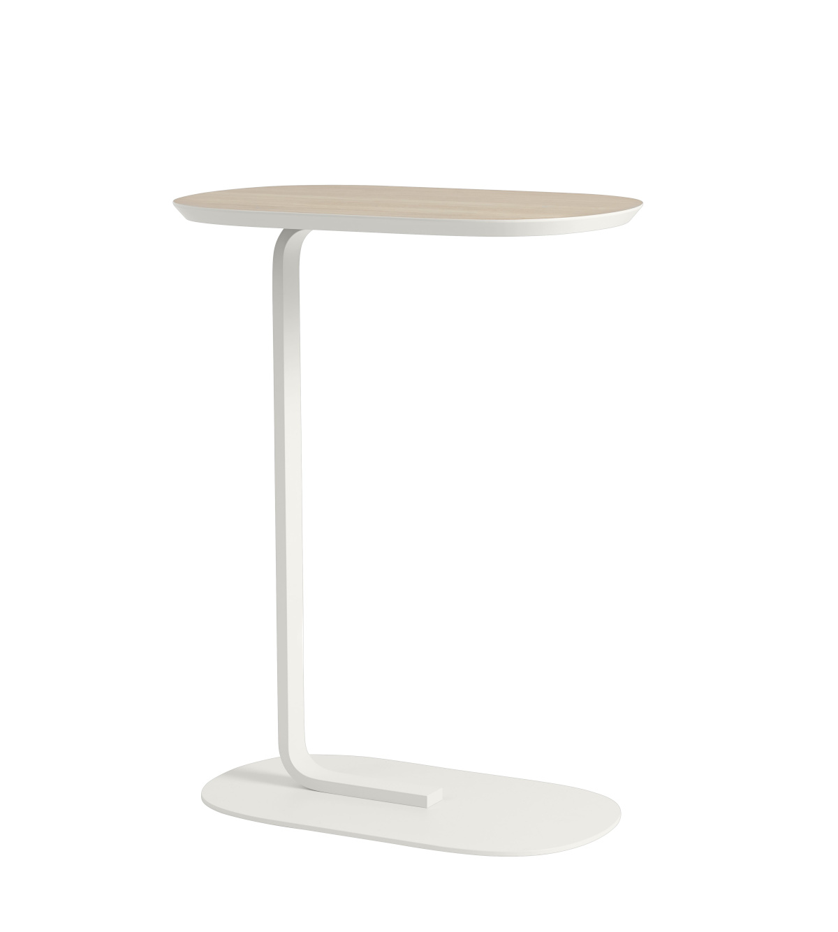 Relate Beistelltisch, 73,5 cm, eiche laminat / off white