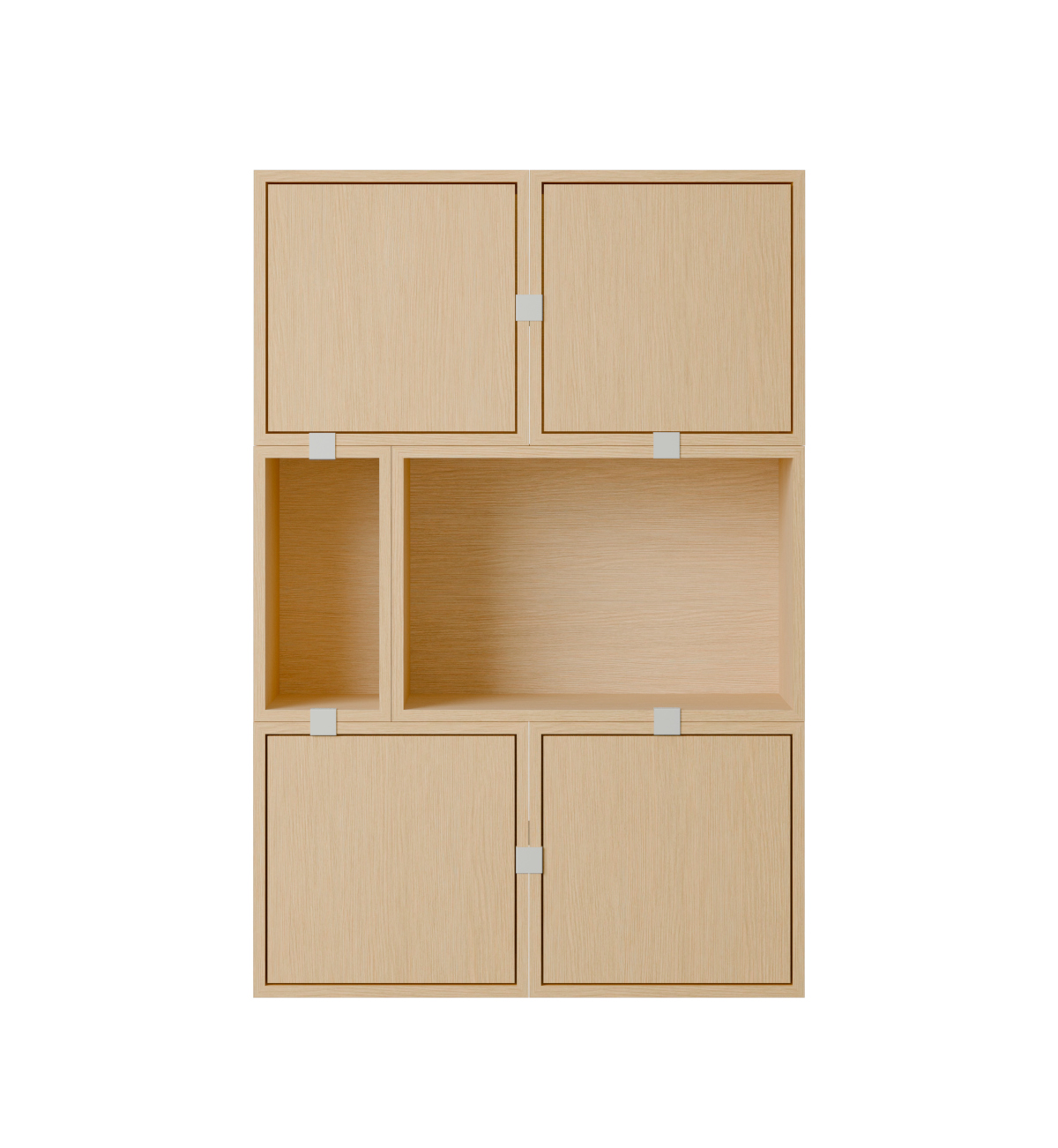 Stacked Storage Sideboard - Configuration 4, eiche natur