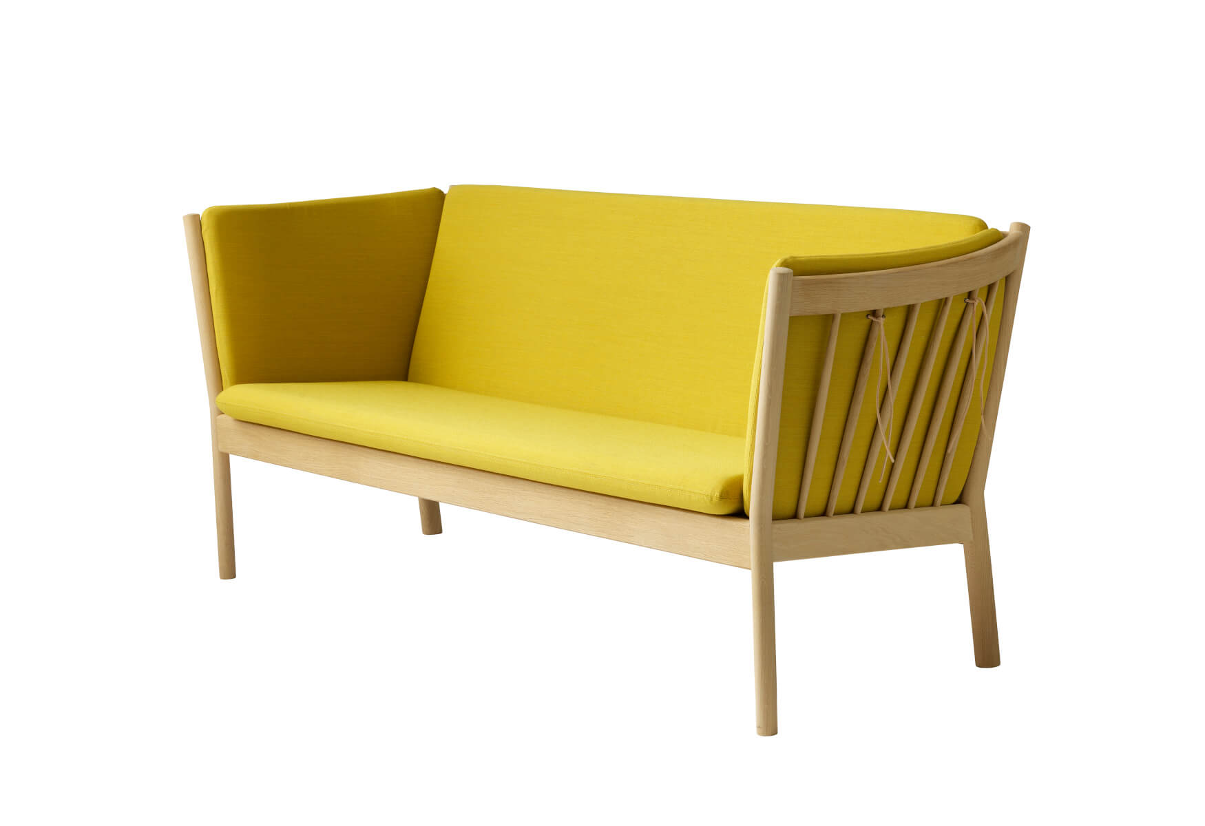 J149 Sofa 3-Sitzer, eiche natur / dunkelblau