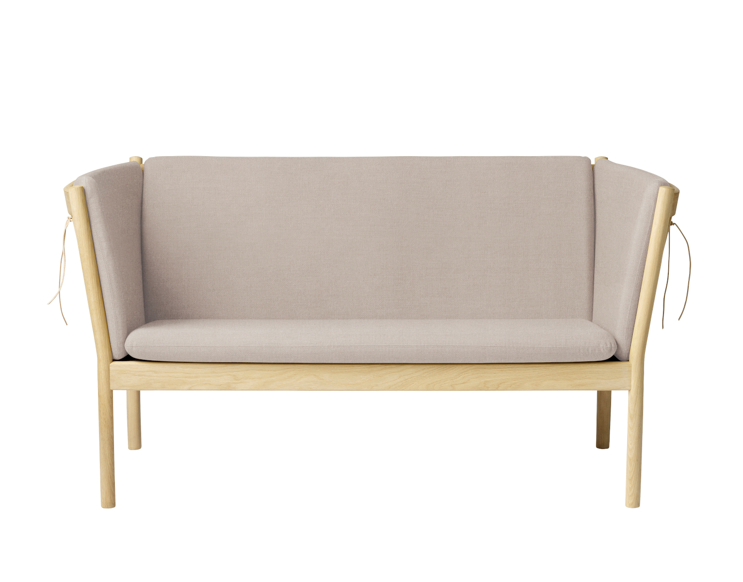 J148 Sofa 2-Sitzer, eiche natur / beige