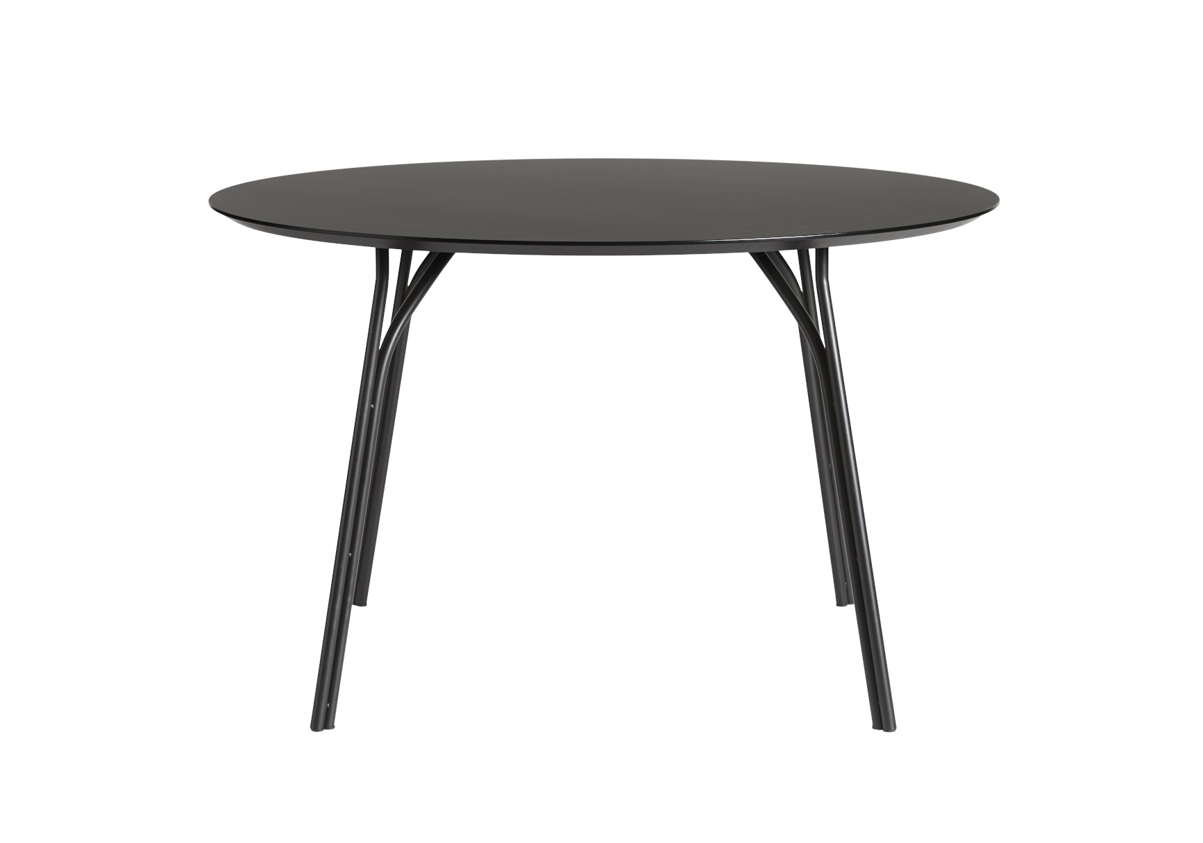 Tree Tisch, Ø 120 cm, beige / schwarz